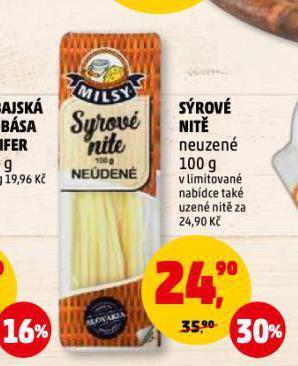 Penny Market Sýrové nitě nabídka