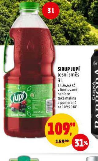 Penny Market Sirup jupí nabídka