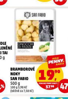 Penny Market Bramborové noky san fabio nabídka