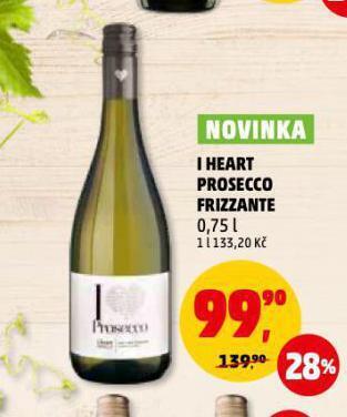 Penny Market I heart prosecco frizzante nabídka