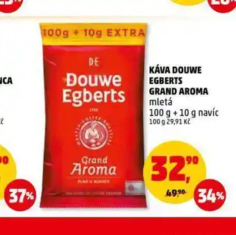 Penny Market Douwe egberts grand aroma mletá káva nabídka