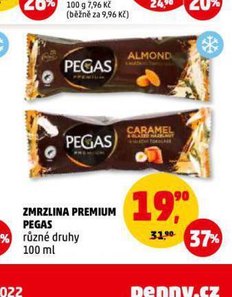 Penny Market Zmrzlina premium pegas nabídka