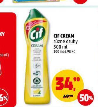 Penny Market Cif cream nabídka