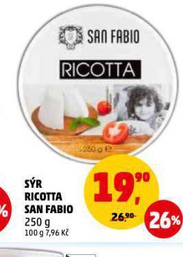 Sýr ricotta san fabio