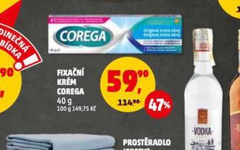 Penny Market Corega fixační krém nabídka