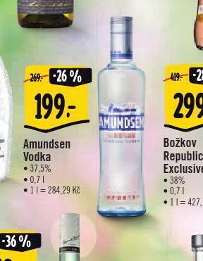 Albert Amundsen vodka nabídka