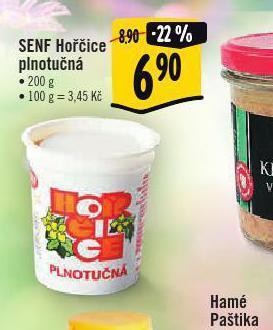 Albert Senf hořčice plnotučná nabídka