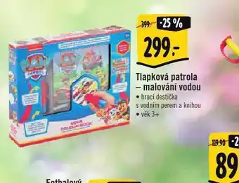Albert Tlapková patrola - malování vodou nabídka