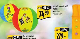 Albert Nafukovací míč krtek nabídka