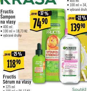 Albert Fructis šampon nabídka