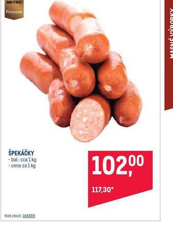 Makro Špekáčky nabídka