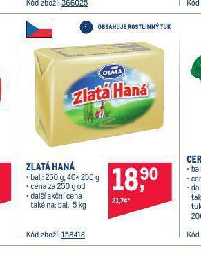 Makro Zlatá haná nabídka