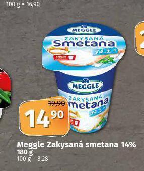Coop Meggle zakysaná smetana 14% nabídka