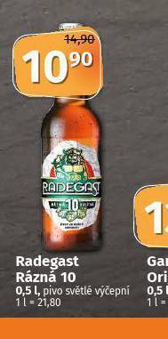 Coop Pivo radegast rázná 10 nabídka