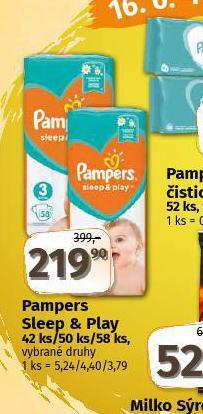 Coop Pampers dětské plenky nabídka