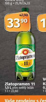 Coop Pivo zlatopramen 11 nabídka