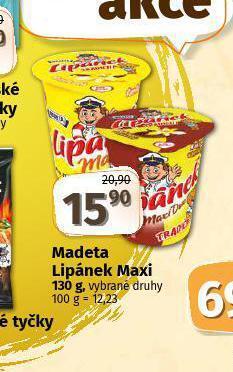 Coop Madeta lipánek maxi nabídka