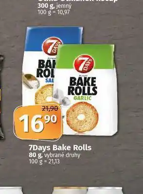 Coop 7days bake rolls nabídka