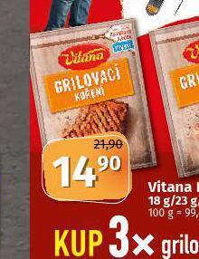 Coop Vitana koření nabídka