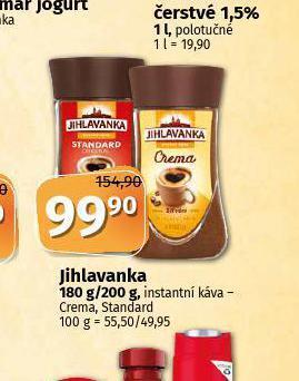 Coop Jihlavanka instantní káva nabídka