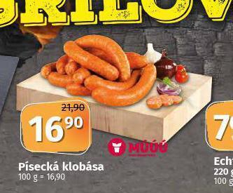 Coop Písecká klobása nabídka