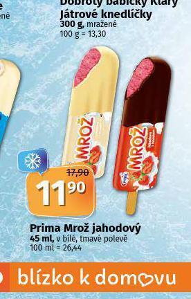 Coop Prima mrož jahodový nabídka