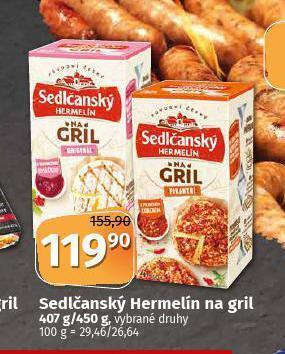 Coop Sedlčanský hermelín na gril nabídka
