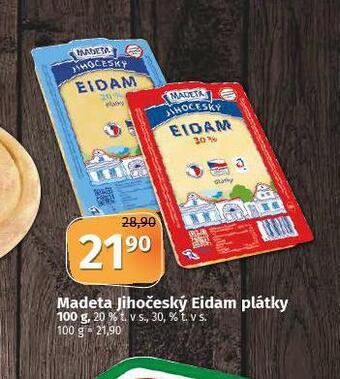 Coop Madeta jihočeský eidam plátky nabídka