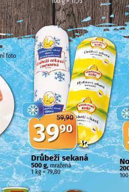 Coop Drůbeží sekaná nabídka