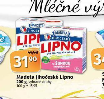 Coop Madeta jihočeské lipno nabídka