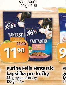 Purina felix fantastic kapsičky pro kočky