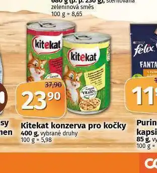 Coop Kitekat konzerva pro kočky nabídka
