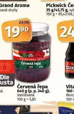 Coop Červená řepa nabídka