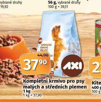 Coop Axi kompletní krmivo pro psy nabídka