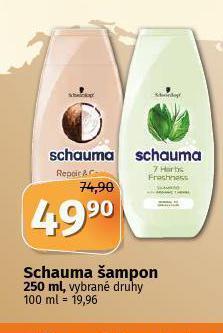 Coop Schauma šampon nabídka