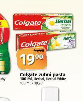 Coop Colgate zubní pasta nabídka