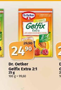 Coop Dr. oetker gelfix extra 2:1 nabídka