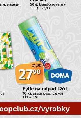 Coop Pytle na odpad 120 l nabídka