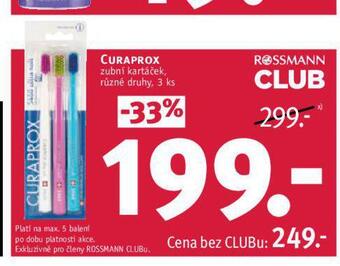 Rossmann Curaprox zubní kartáček nabídka