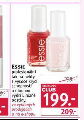 Rossmann Essie lak na nehty nabídka