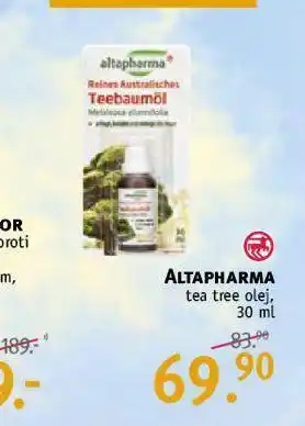 Rossmann Altapharma tea tree olej nabídka
