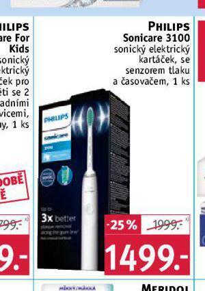 Rossmann Philips elektronický zubní kartáček nabídka