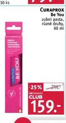 Rossmann Curaprox zubní pasta nabídka