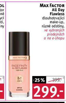 Rossmann Max factor make-up nabídka