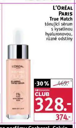 Rossmann L'oréal tónující sérum nabídka