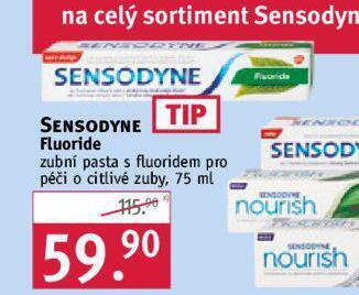 Rossmann Sensodyne zubní pasta nabídka