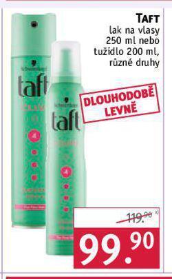 Rossmann Taft lak na vlasy nabídka