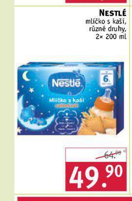 Rossmann Nestlé mlíčko s kaší nabídka