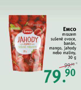 Rossmann Emco mrazem sušené ovoce nabídka