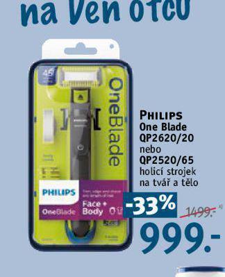 Philips one blade holicí strojek